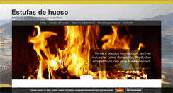 Desktop Screenshot of estufasdehueso.com
