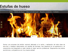 Tablet Screenshot of estufasdehueso.com